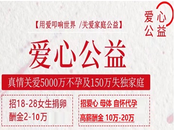 翠峦捐卵助孕生子 爱心志愿者招募